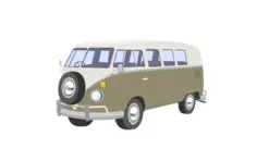 Camper van vector image