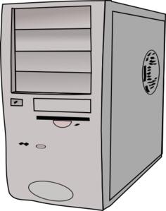 PC case vector clip art