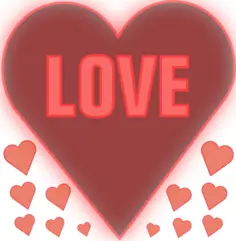 Love in a heart vector image