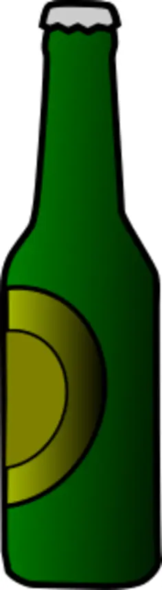 Beer bottle vector illustration