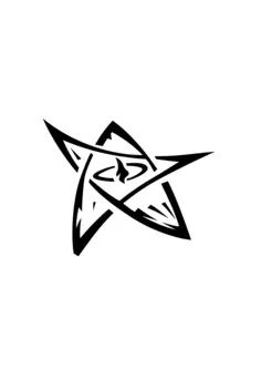 Vector graphics of the Elder Sign