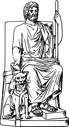 Vector illustration of Hades