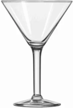 Martini cocktail glass vector graphics