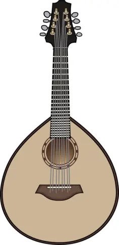 Mandolin vector illustration