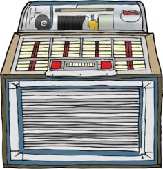 Jukebox vector illustration