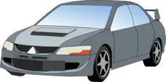 Vector graphics of a car