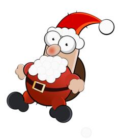 Cartoon Santa Claus vector