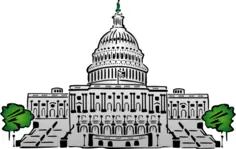 US Capitol Building Vector
