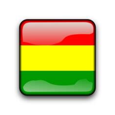Bolivia glossy flag button