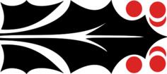 Holly Decoration Vector