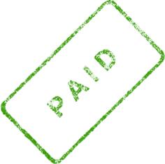 Paid Stamp Vector