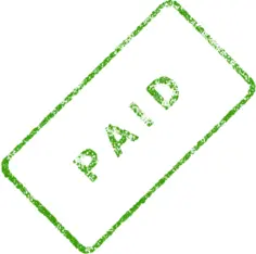 Paid Stamp Vector