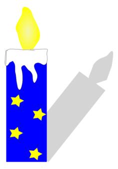 Candle vector art