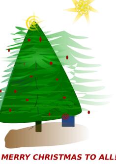 Christmas Card Vector Art