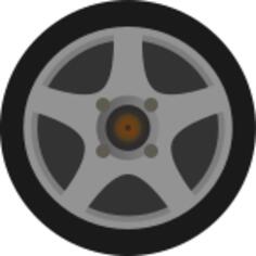Car Wheel Tire Vector