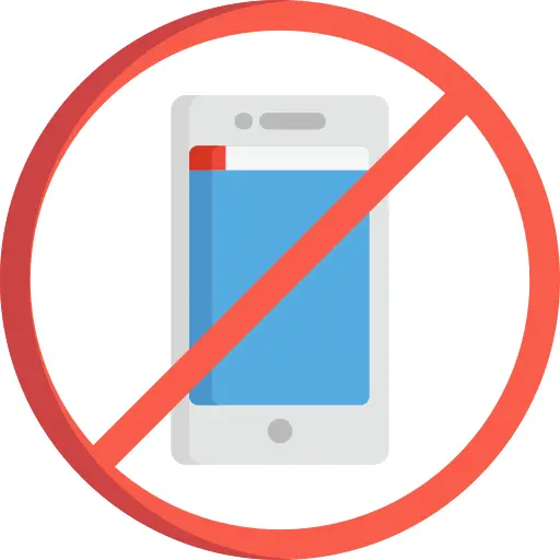 No phone