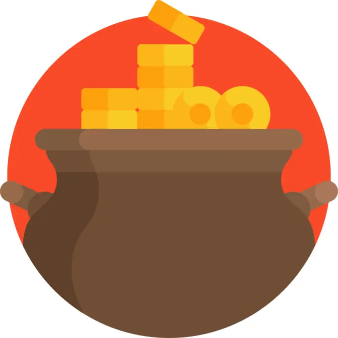 Gold pot