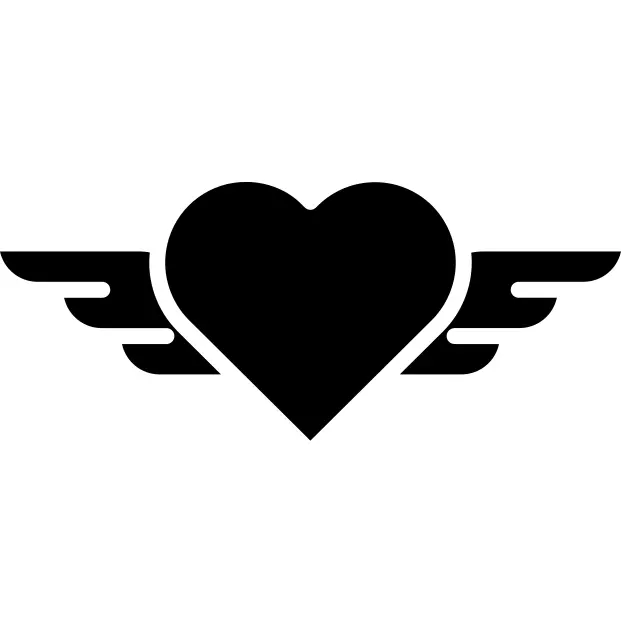 Heart wings