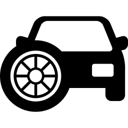 备用轮胎的汽车
