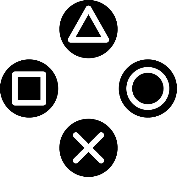 Sony ps games buttons