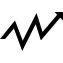 Small zigzag arrow upward
