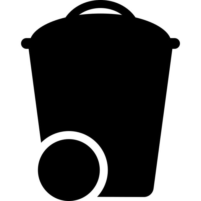 Wiping trash container