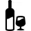 Bottle and glass of wine