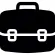 Briefcase leather straps