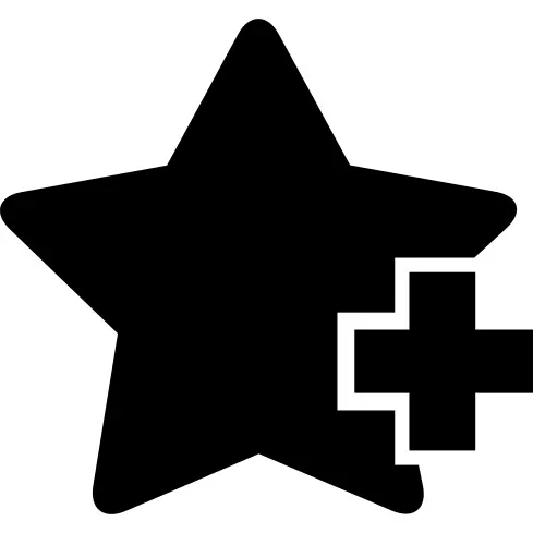 Add favorite star interface symbol