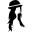 Female hair with hat