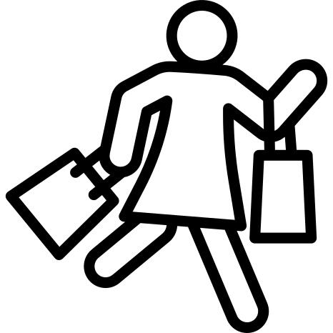 Woman with Shopping