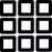 Nine small boxes