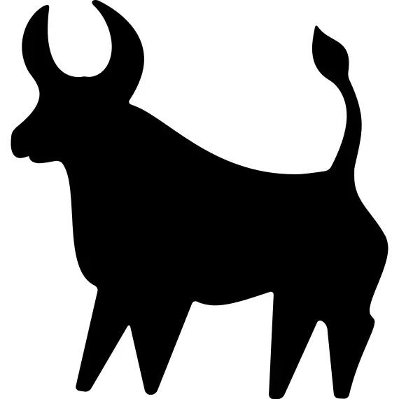 Bull silhouette