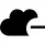 Cloud with less sign