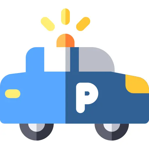 警车