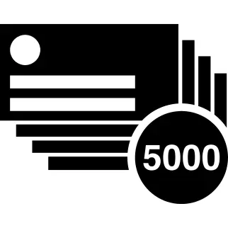 5000张名片