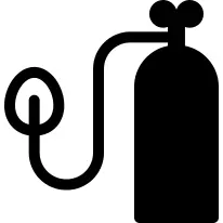 Oxygen Bottle and Mask