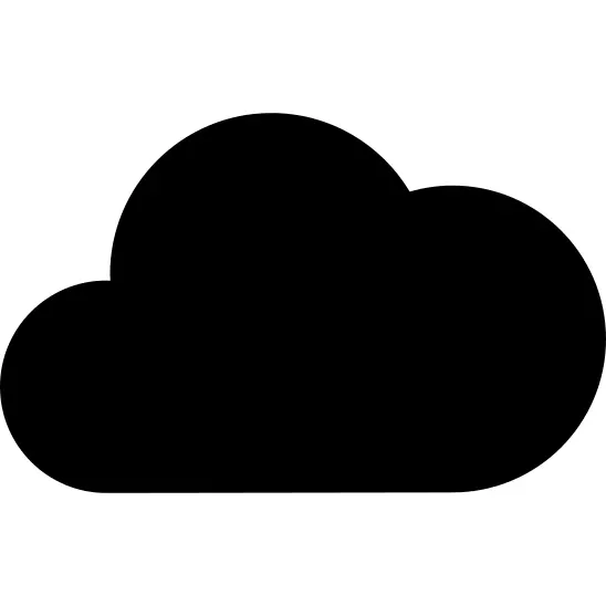 Cloud black shape