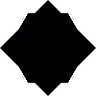 Geometric dark shape