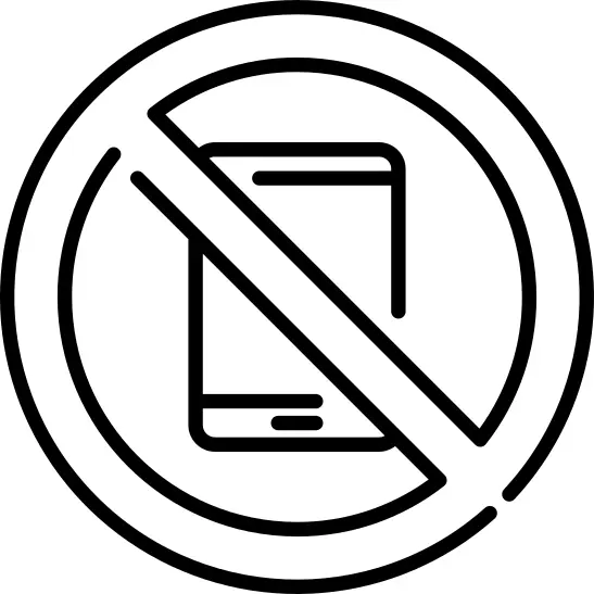 No phone