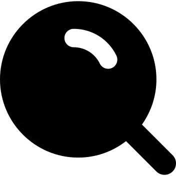 Big magnifier with shine