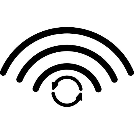 Wifi connection refreshing sign