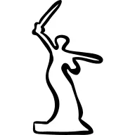 Mother Russia sculpture monument hand drawn outline