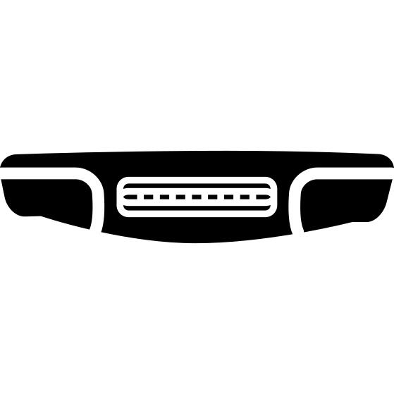 Phone from bottom view with long electrical connection