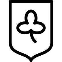 Shield with Clover