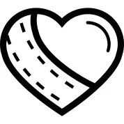 Heart valentines symbol