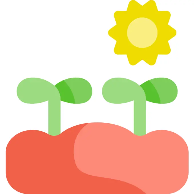 Growing plant