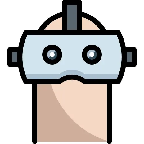 Virtual reality glasses
