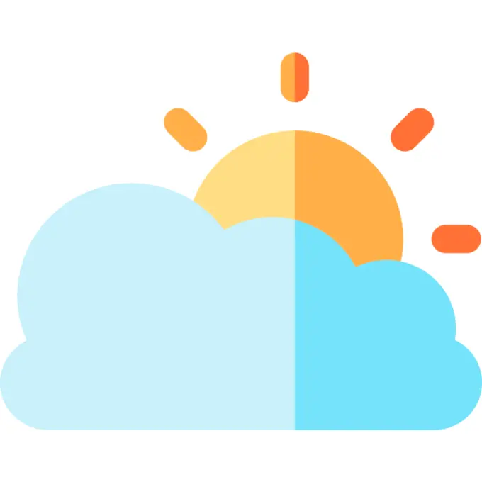Clouds and sun