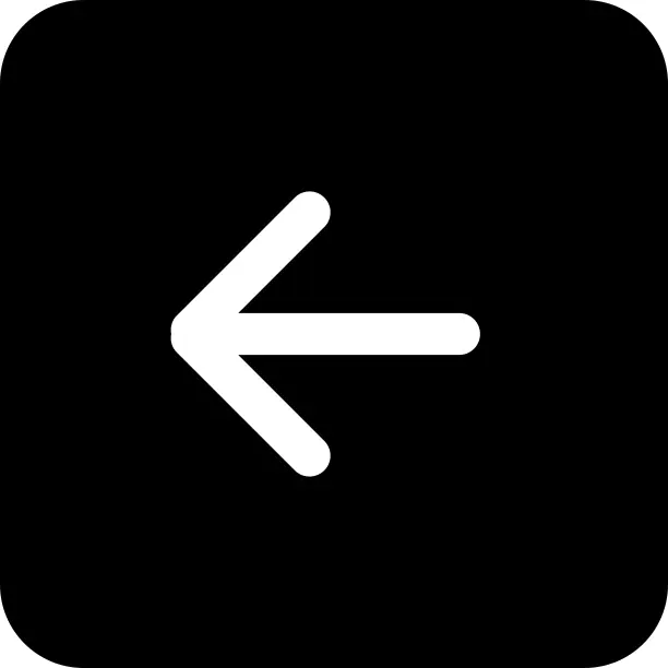 背面黑色方形界面按钮符号